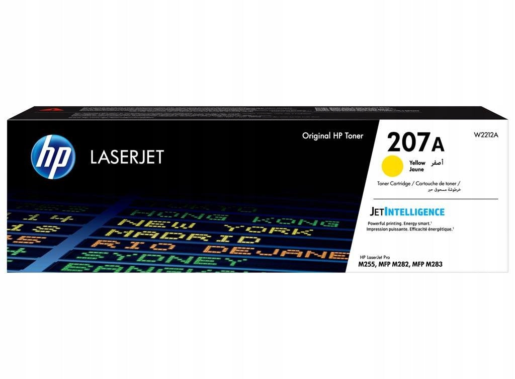 Organic toner HP 207A Yellow W2212A M255 M282 M283