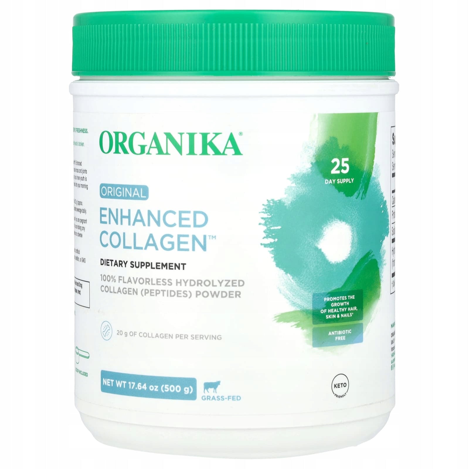 Organika, Improved collagen, original, 500 g