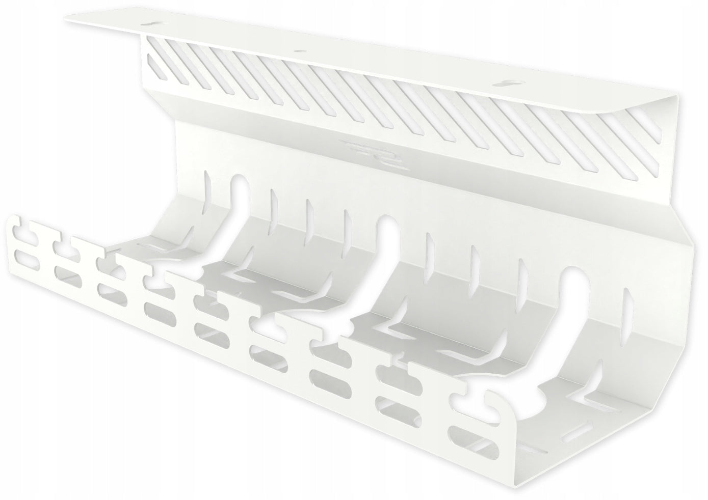 Organizer Cable Masker Under Countertop Desk 30cm Metal Holder White
