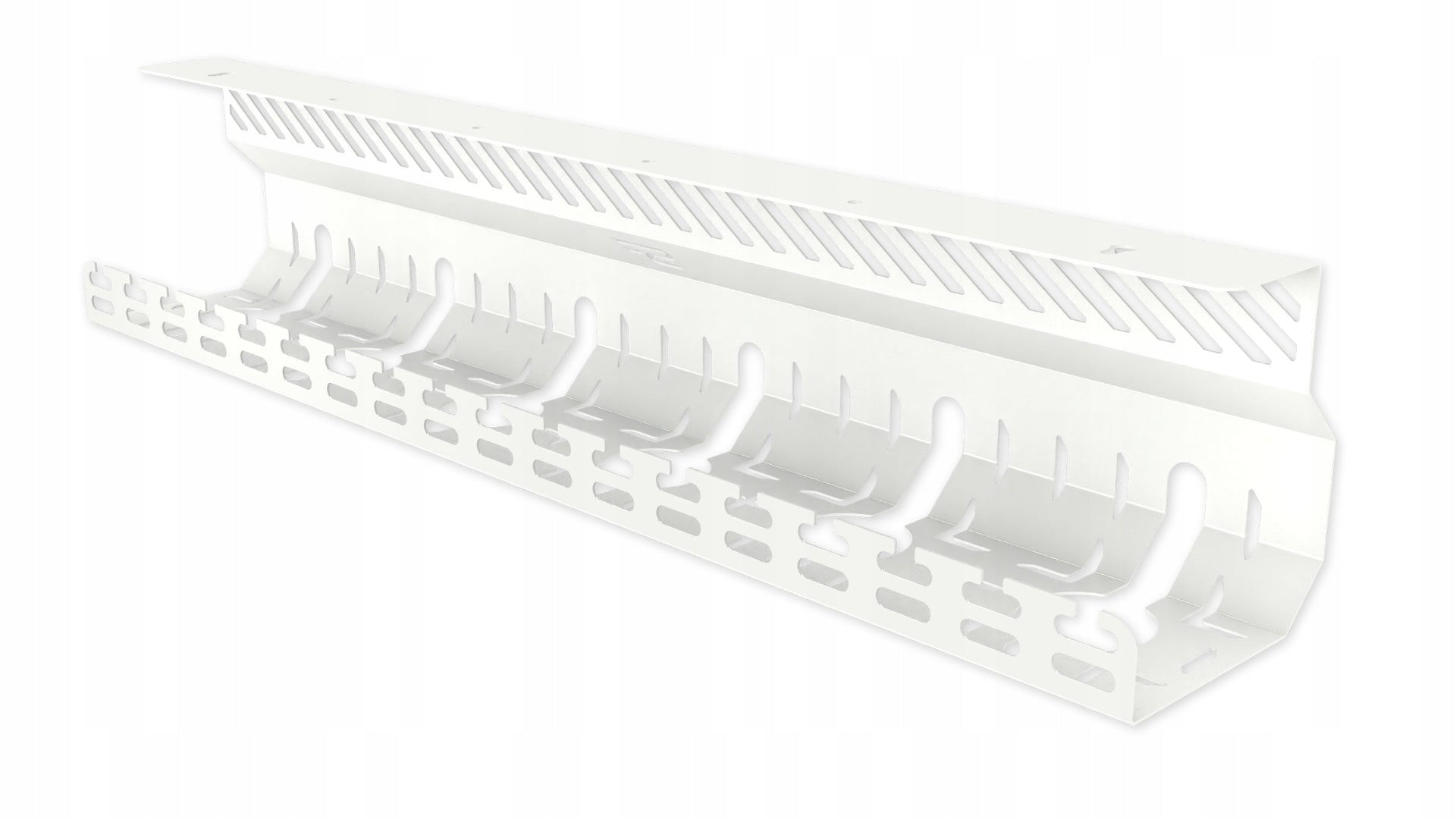 Organizer Cable Masking for Tabletop Desk 60cm Metal Holder White