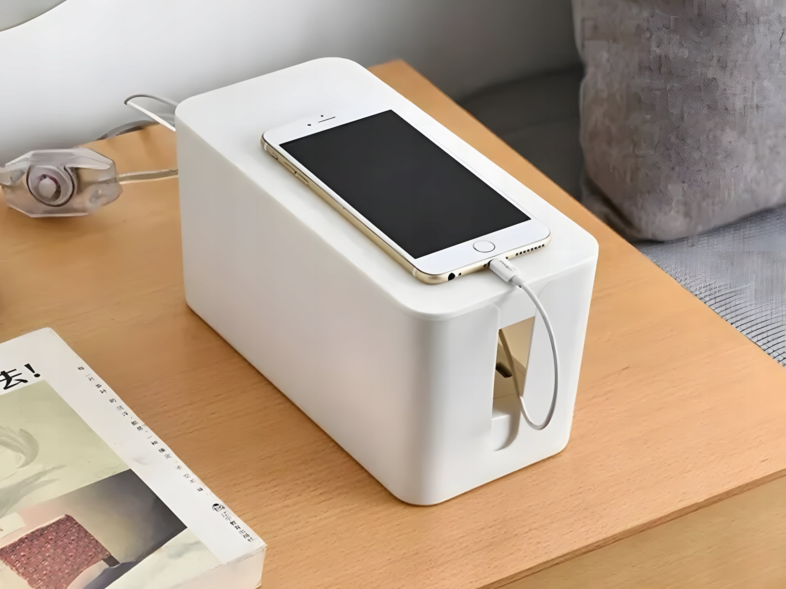 Organizer Extension Cable Container White - M Box Packaging status original