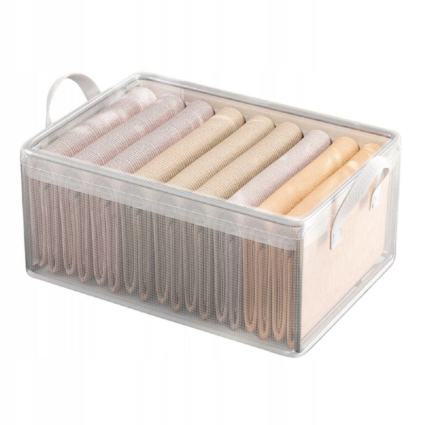 Organizer Folding 47x28x20cm for Wardrobe Drawer for Clothes Transparent