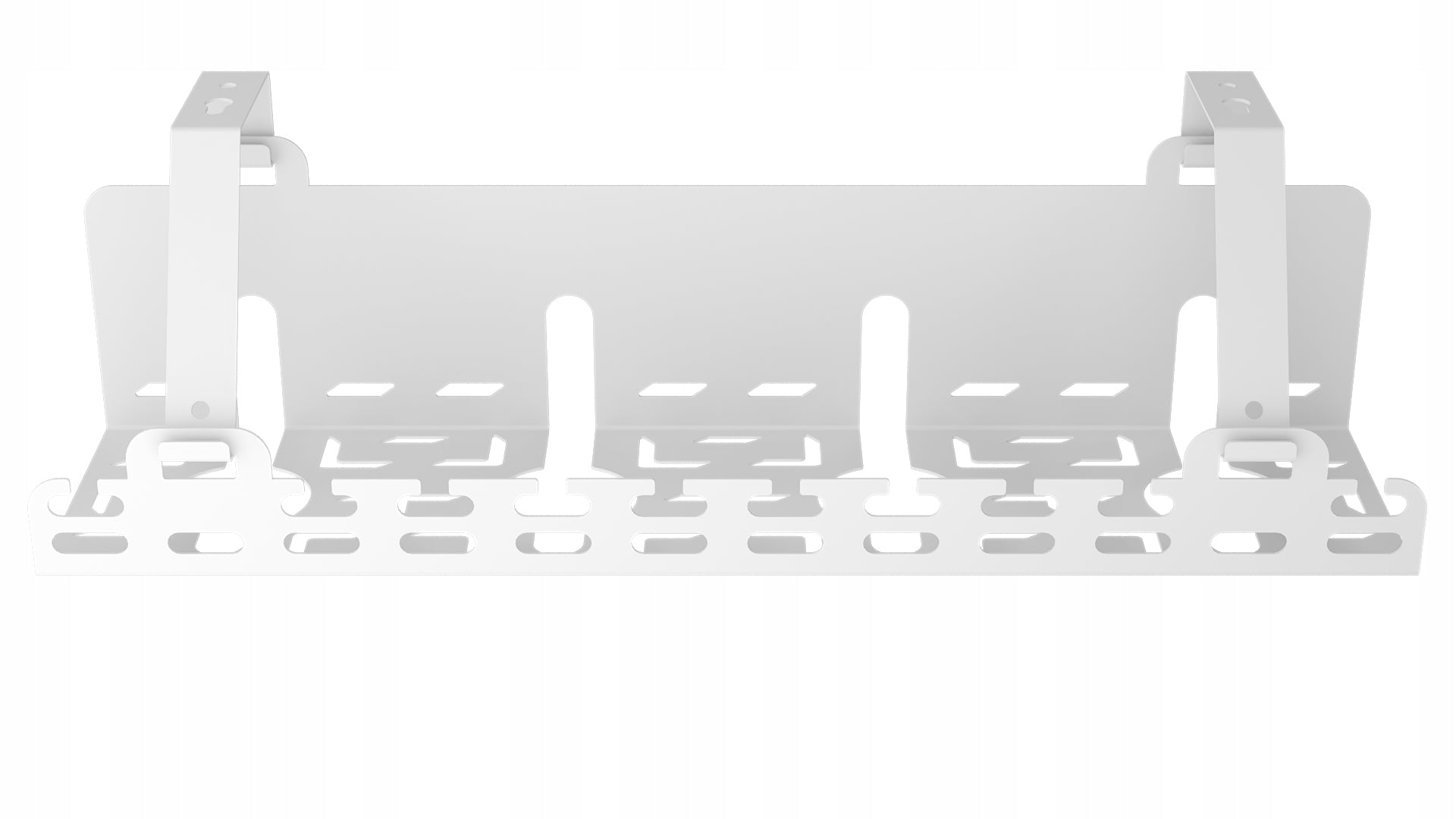 Organizer Handle Removable for Desk Cables 40 cm Metal White Stalflex Color white