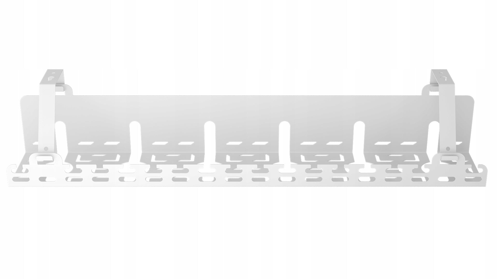 Organizer Handle Removable for Desk Cables 60 cm Metal White Stalflex Color white