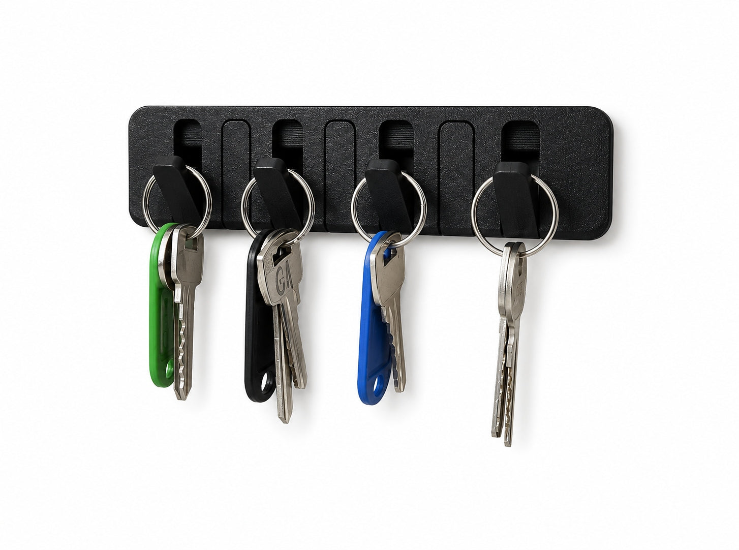 Organizer Hanger for klucze wall made of plastic 7 retractable hooks