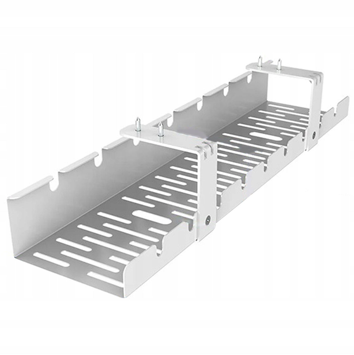 Organizer Holder for Desk Cables 50 cm Metal White Packaging status original