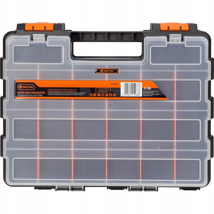 Organizer box double-sided 38 cm, 70 COMPARTMENTS adjustable TACTIX Manufacturer code 320041