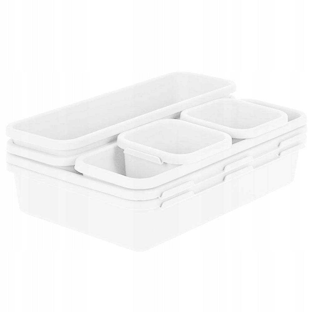 Organizer container binder for drawer white 8 el. Brand Storage Solutions