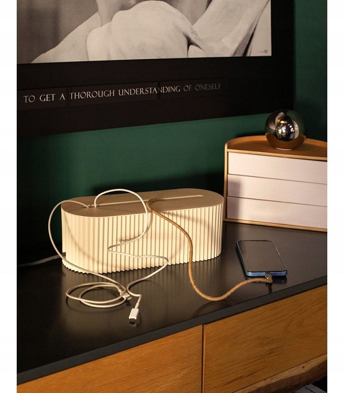 Organizer for extension cable SHP DULE beige Color beige