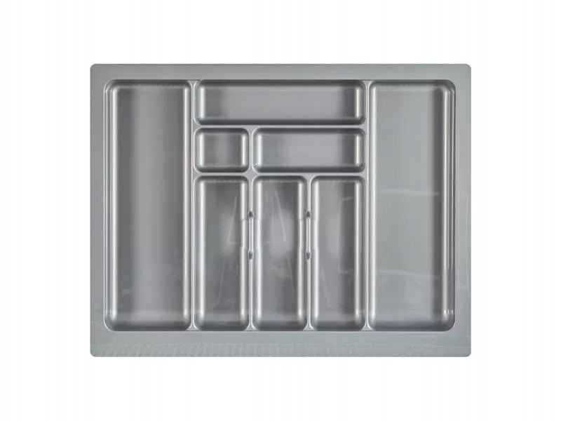 Organizer insert for cutlery for kitchen drawer 70 cm, gray 635x490
