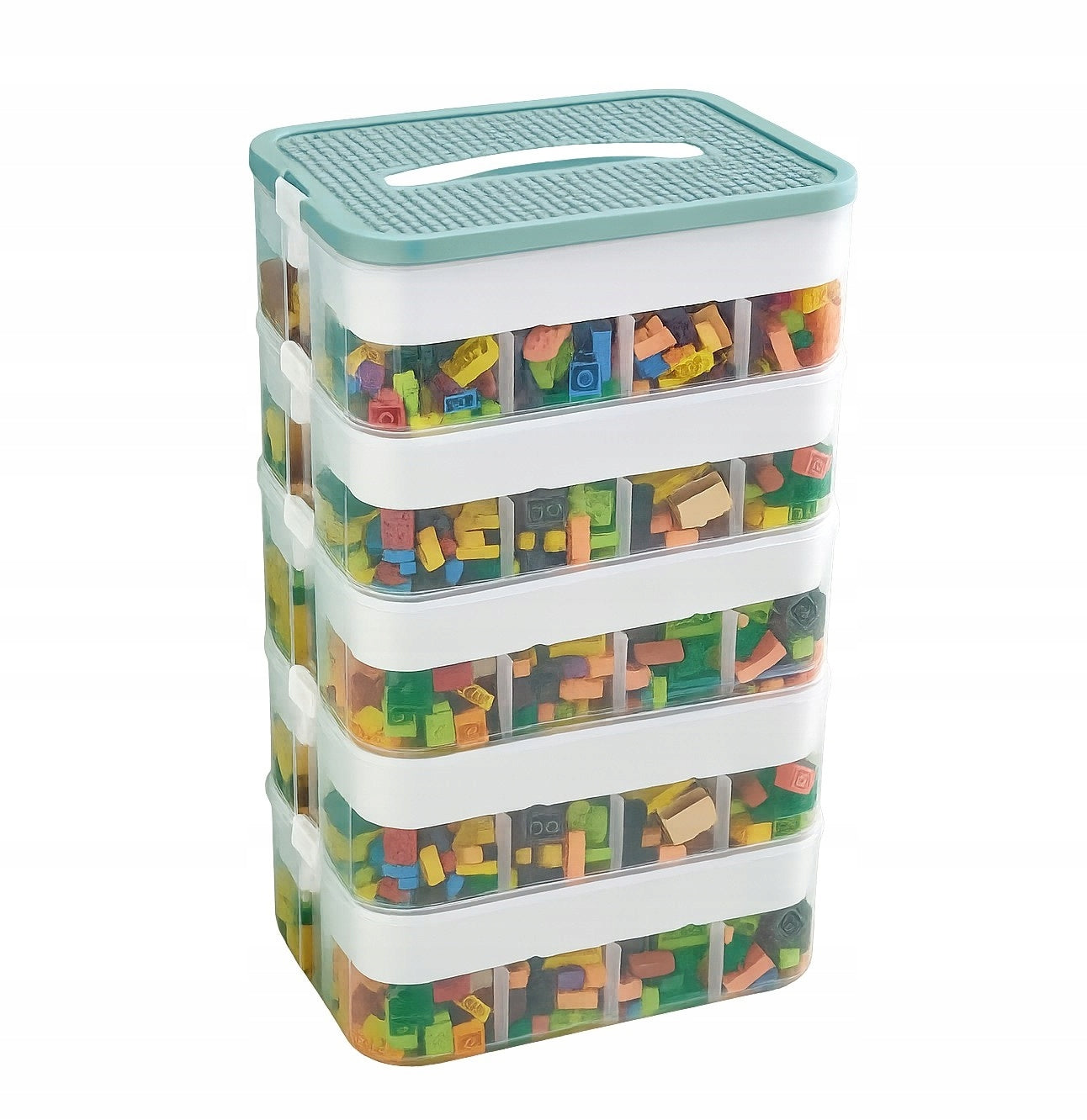 Organizer toy container with compartments 5-level 52x30x22cm (D900) Brand K&M