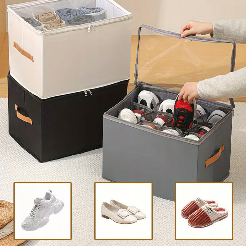 Organizer underwear bag clothes shoes COMPARTMENTS for wardrobe 12 COMPARTMENTS Length 42 cm