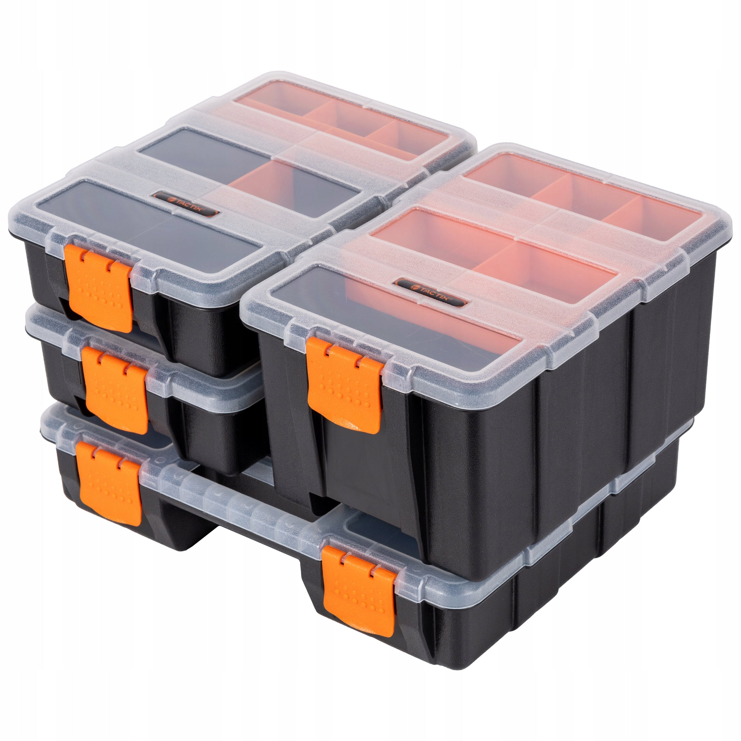 Organizer workshop container 4in1 Lockable PP SET Tactix