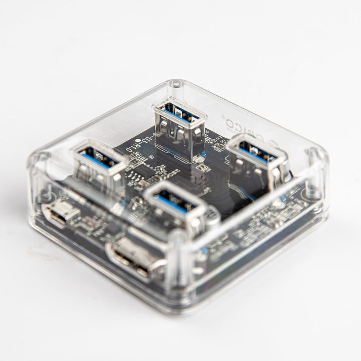 Adapteris Orico 4in1 Adpater Hub, 4x USB 3.0