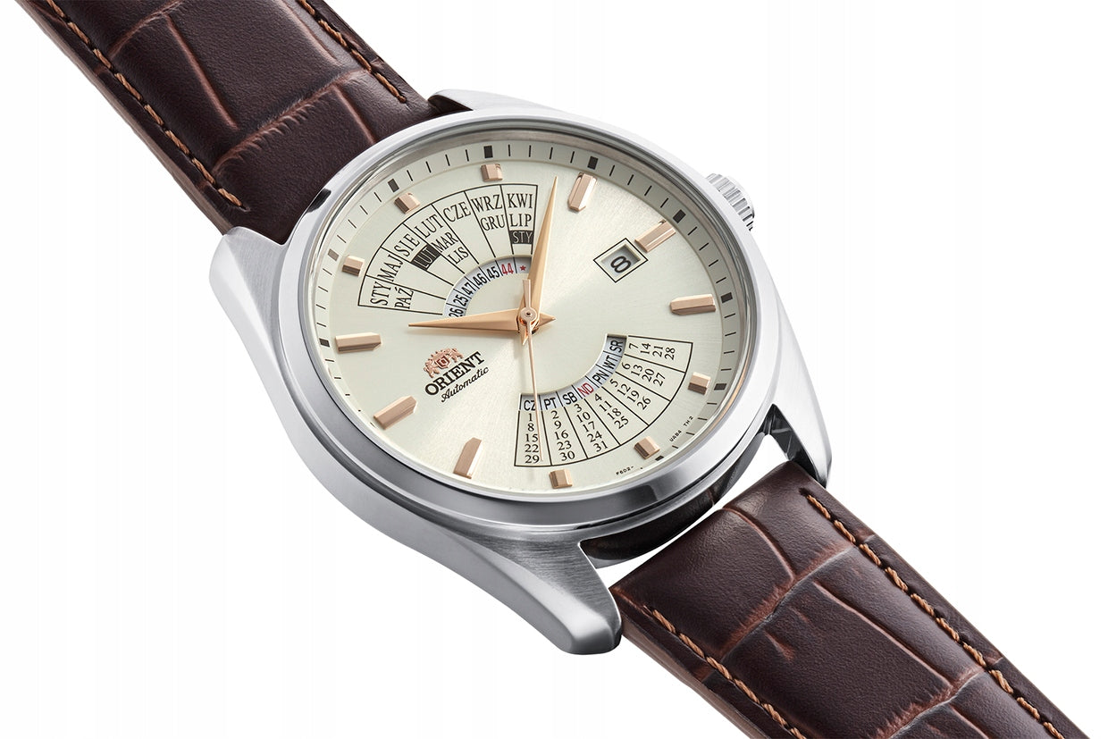 Orient RA-BA0009S3YB Contemporary Multi Year Calendar Poland Brand Orient