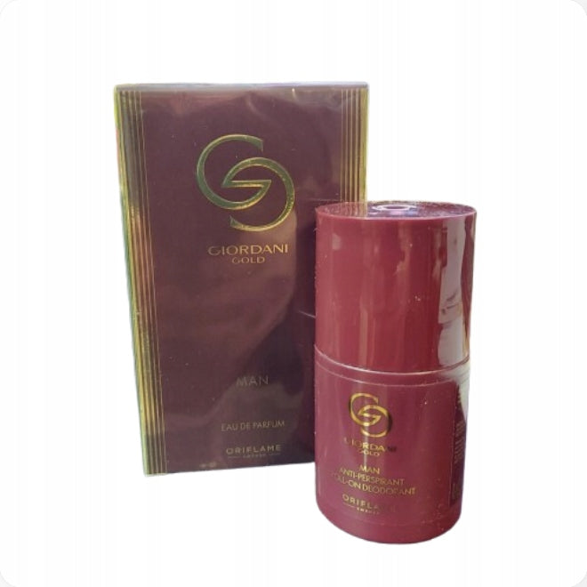 Oriflame Giordani Gold Man Eau de Parfum and Ball Deodorant Set