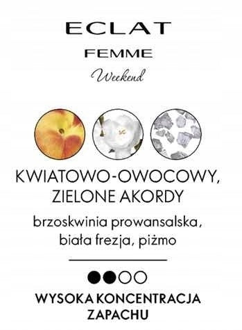 Oriflame Set Eclat Femme Weekend eau de toilette + body cream Manufacturer code 151476