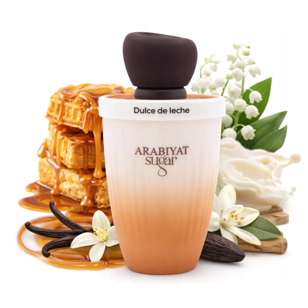 Original Arab Perfume Arabiyat SUGAR DULCE DE LECHE 100ml EDP+FREEBIE! Manufacturer code 6290361916889