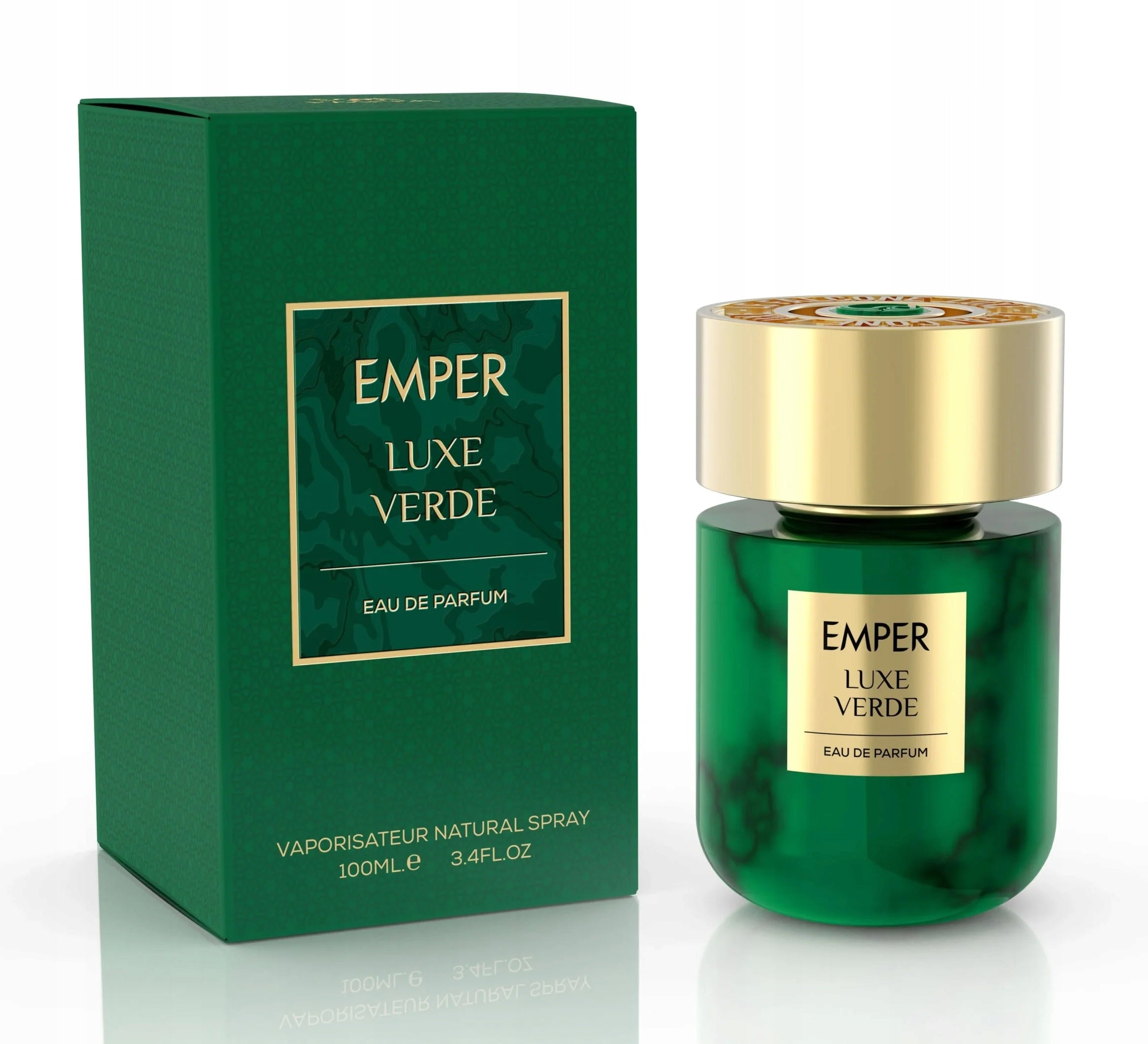 Original Arab Perfume Emper LUXE VERDE 100ml EDP+FREEBIE! Manufacturer code 6291108520345