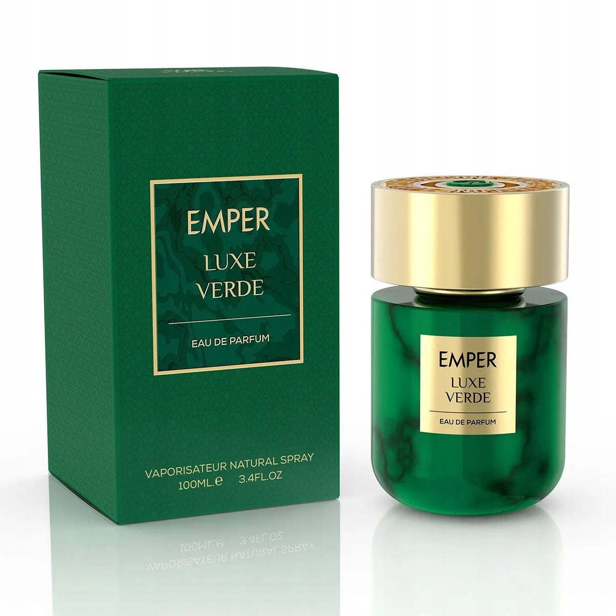 Original Arab Perfume Emper LUXE VERDE 100ml EDP+FREEBIE! Packaging status original