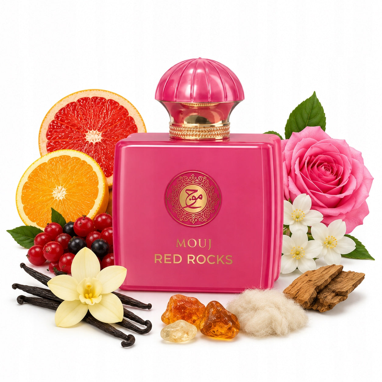 Original Arab Perfume Emper Milestone MOUJ RED ROCKS 95ml EDP+FREEBIE