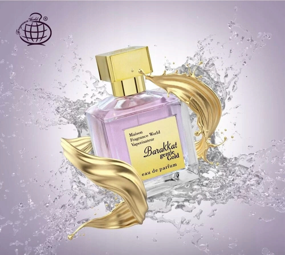 Original Arab Perfume Fragrance World BARAKKAT GENTLE GOLD 100ml+GR Brand Fragrance World