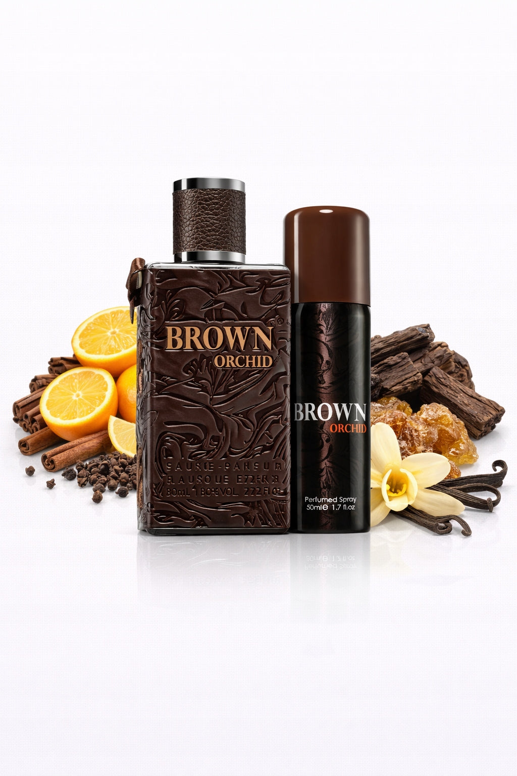 Original Arab Perfume Fragrance World BROWN ORCHID 80ml+ Deo Manufacturer code WF-BO-WD-80