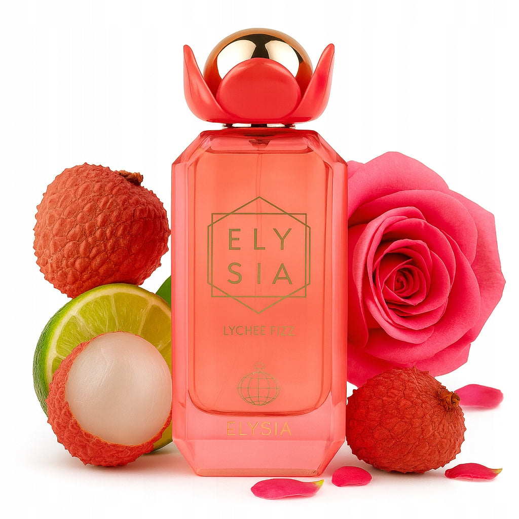 Original Arab Perfume Fragrance World ELYSIA LYCHEE FIZZ 100ml+FREEBIE