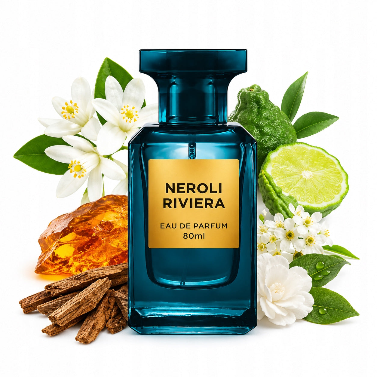 Original Arab Perfume Fragrance World NEROLI RIVIERA 80ml EDP+FREEBIE