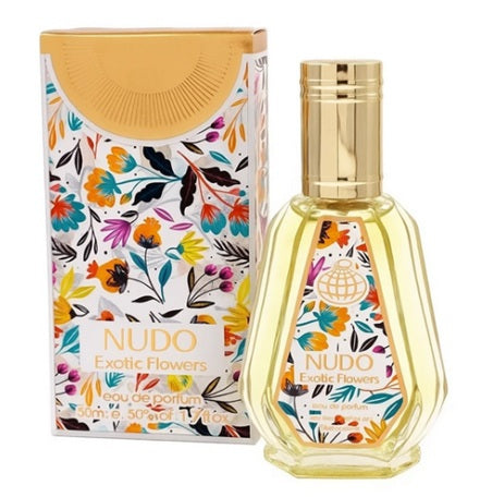 Original Arab Perfume Fragrance World NUDO EXOTIC FLOWERS 50ml+FREEBIE