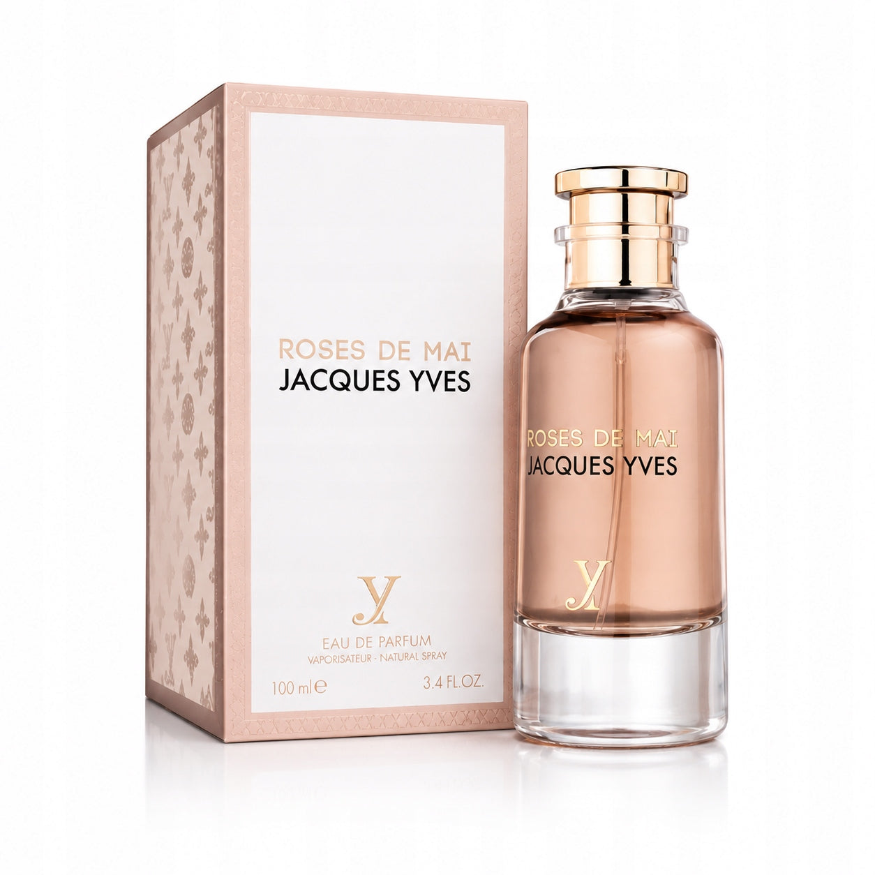 Original Arab Perfume Fragrance World ROSES DE MAI JACQUES YVES 100m Packaging status original