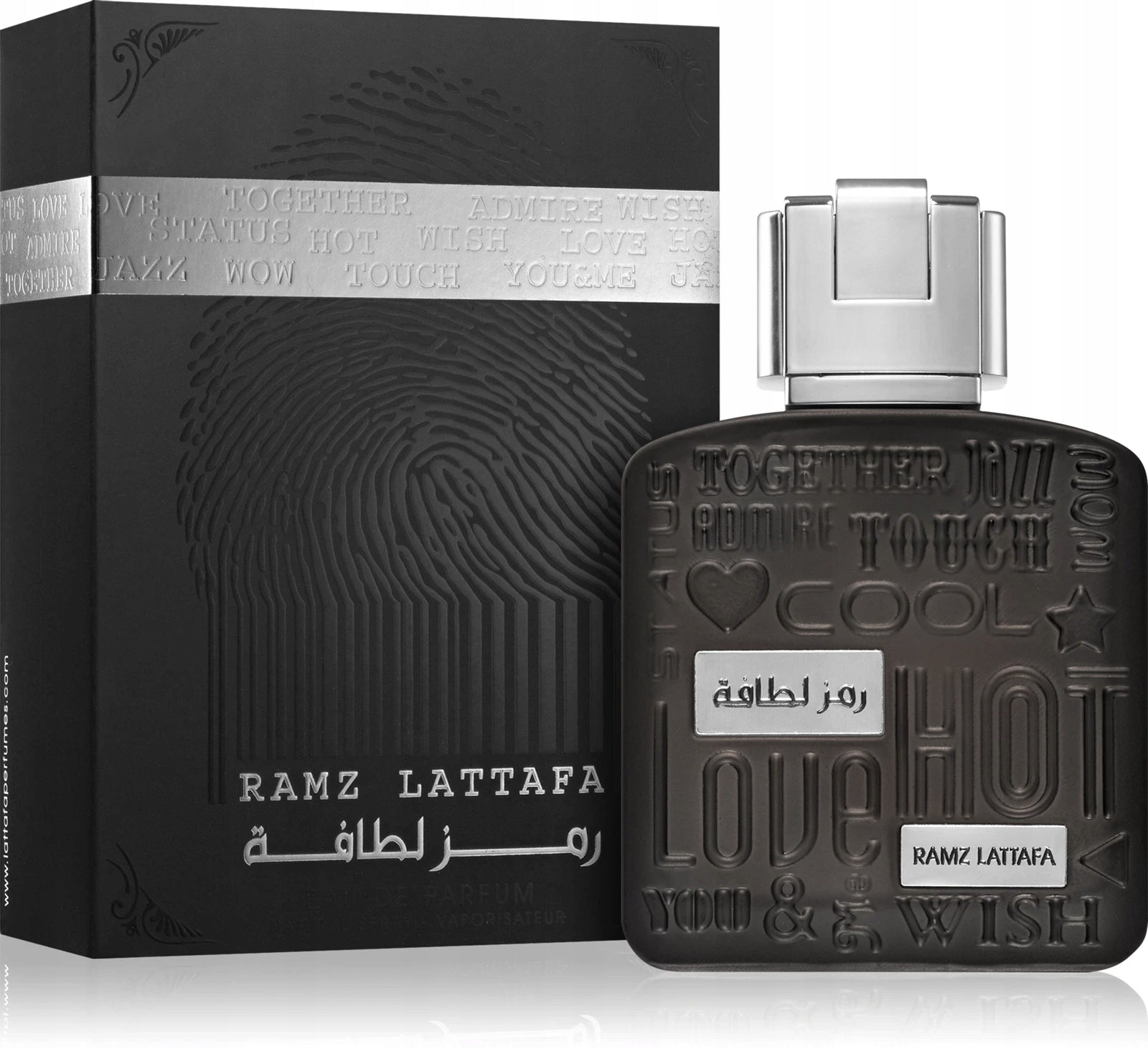 Original Arab Perfume Lattafa RAMZ SILVER 100ml EDP+FREEBIE! Packaging status original