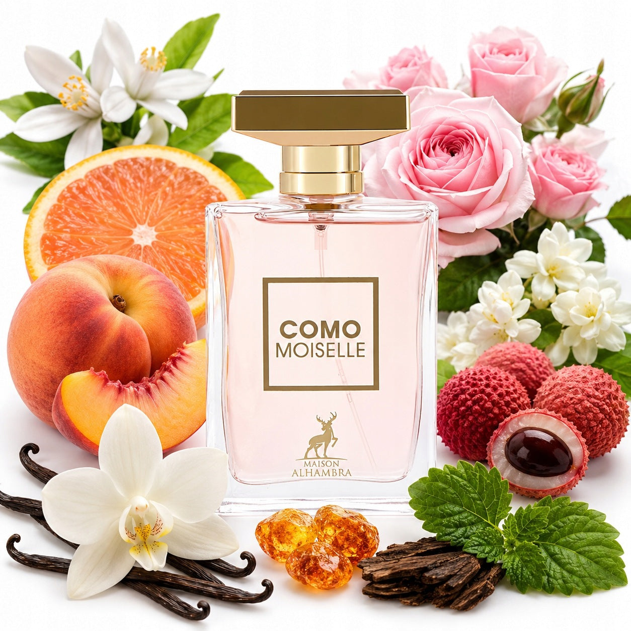 Original Arab Perfume Maison Alhambra COMO MOISELLE 100ml EDP+FREEBIE!