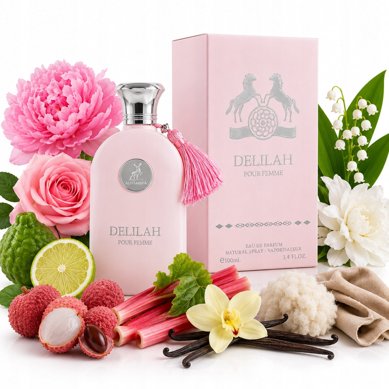Original Arab Perfume Maison Alhambra DELILAH 100ml+FREEBIE!!!