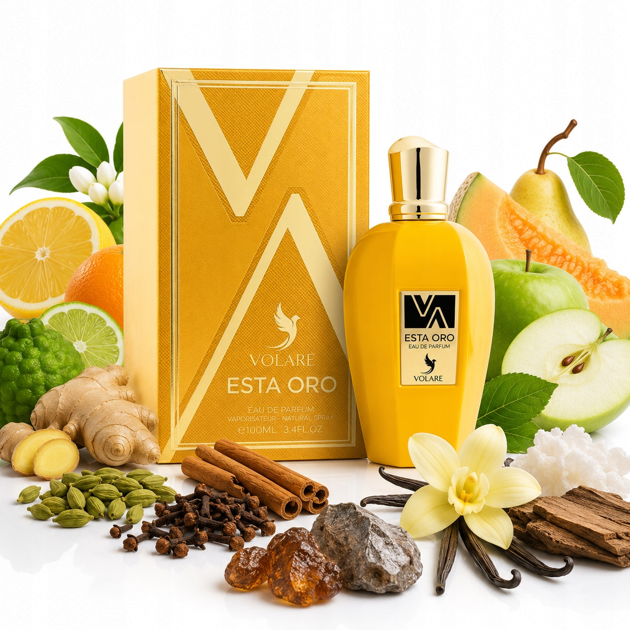 Original Arab Perfume Volare ESTA ORO 100ml EDP+FREEBIE!