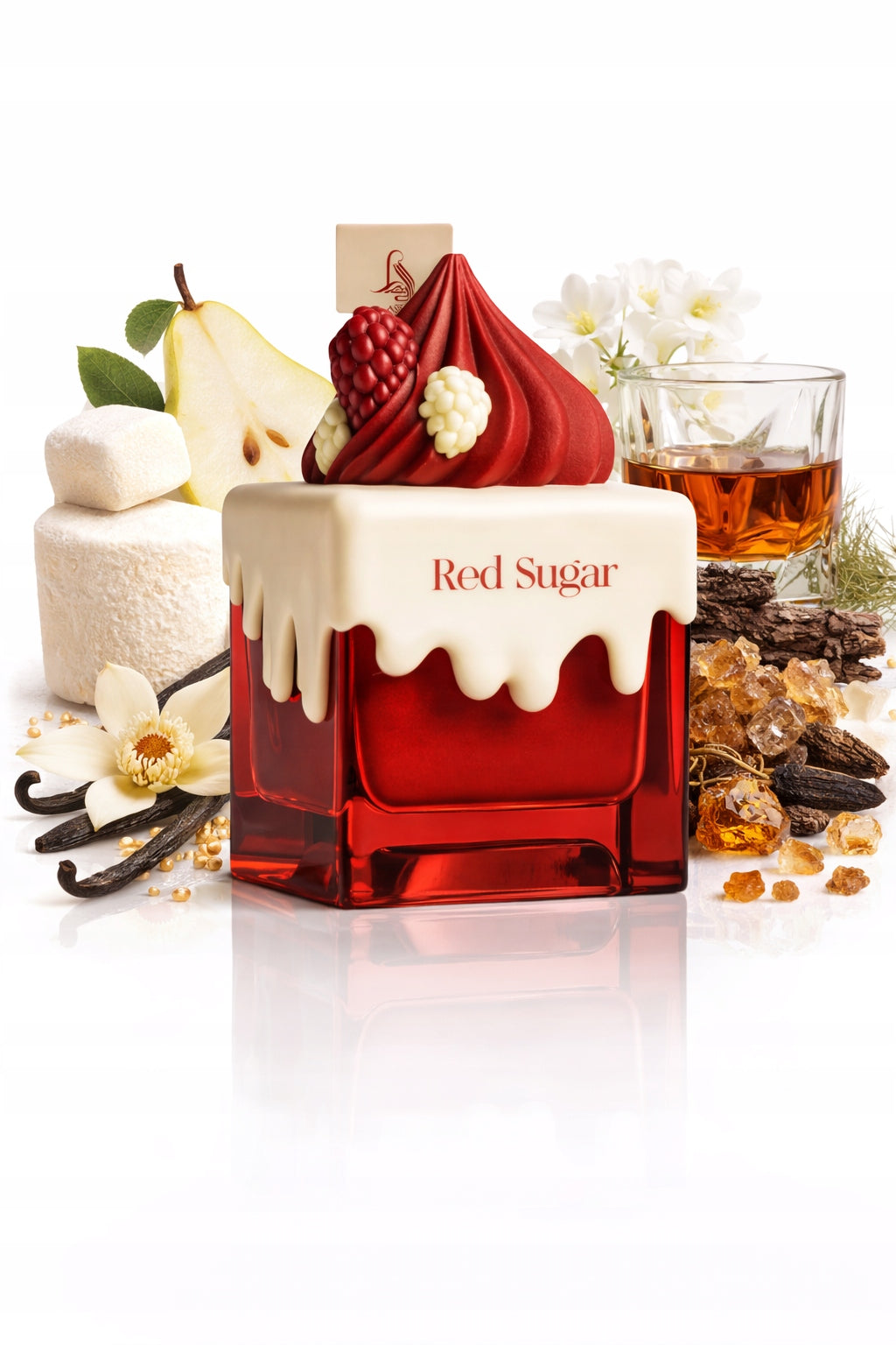 Original Arabic Perfume Al Absar TREATS RED SUGAR 100ml EDP+FREEBIE! Packaging status original