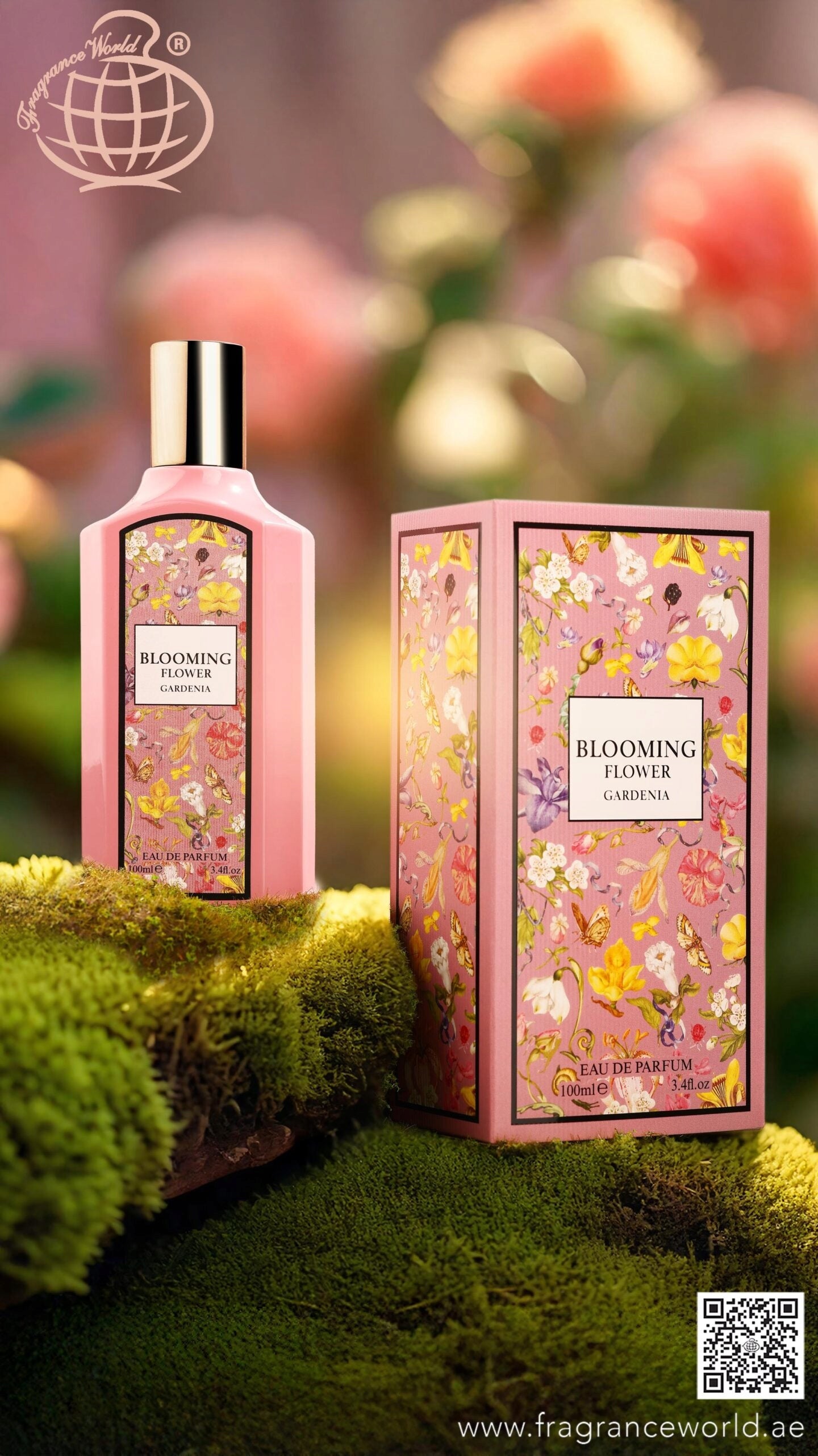 Original Arabic Perfume BLOOMING FLOWER GARDENIA 100ml EDP+FREEBIE! Brand French Avenue