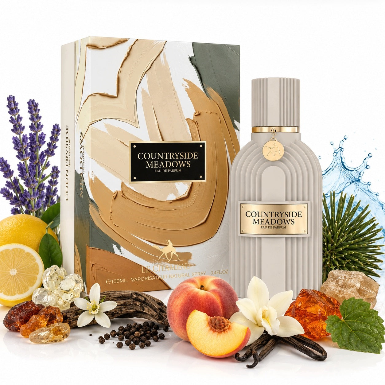 Original Arabic Perfume Le Chameau COUNTRYSIDE MEADOWS 100ml EDP+FREEBIE
