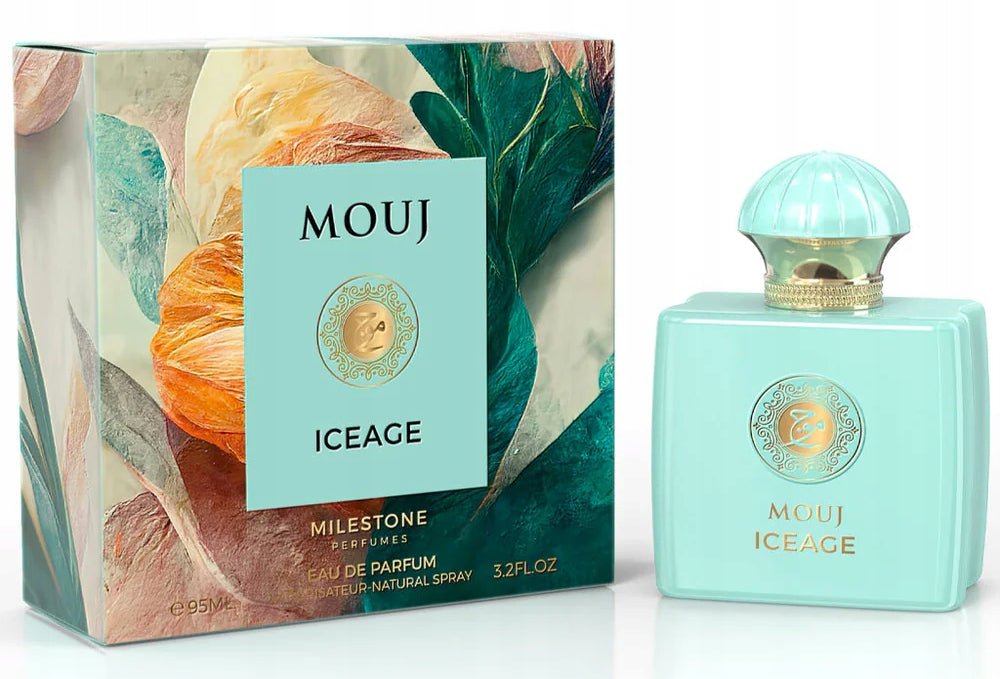 Original Arabic Perfume Milestone Emper MOUJ ICEAGE 95ml EDP+FREEBIE!