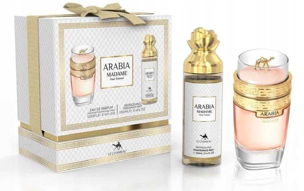 Original Arabic Set Le Chameau Arabia MADAME 100ml EDP+100ml Mist Brand Emper