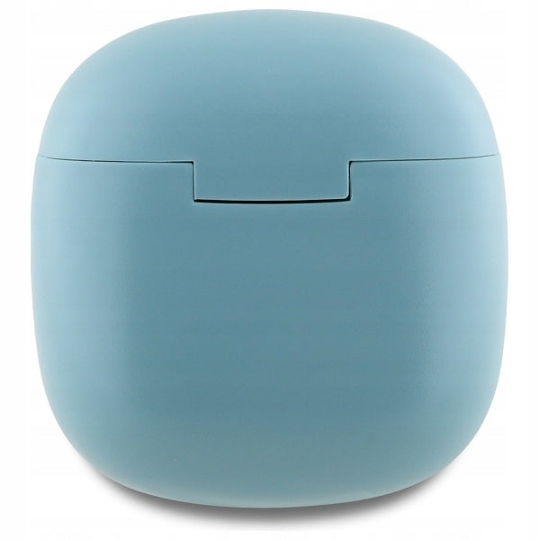 Original Guess Bluetooth TWS headphones + turquoise docking station Model Printed Classic Logo