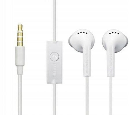 Original Headphones Samsung EHS61 White 3.5mm Manufacturer code EHS-61ASFWE Oryginalny zestaw słuchawkowy