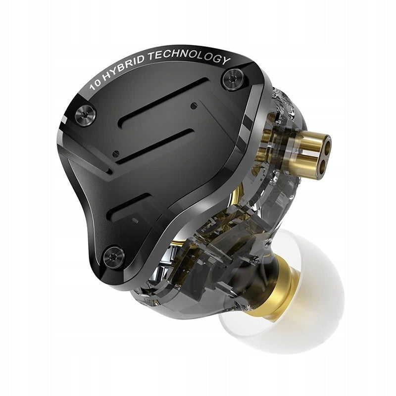 Original In-Ear Headphones Monitors KZ ZS10 PRO X Improved Hybrids Packaging status original