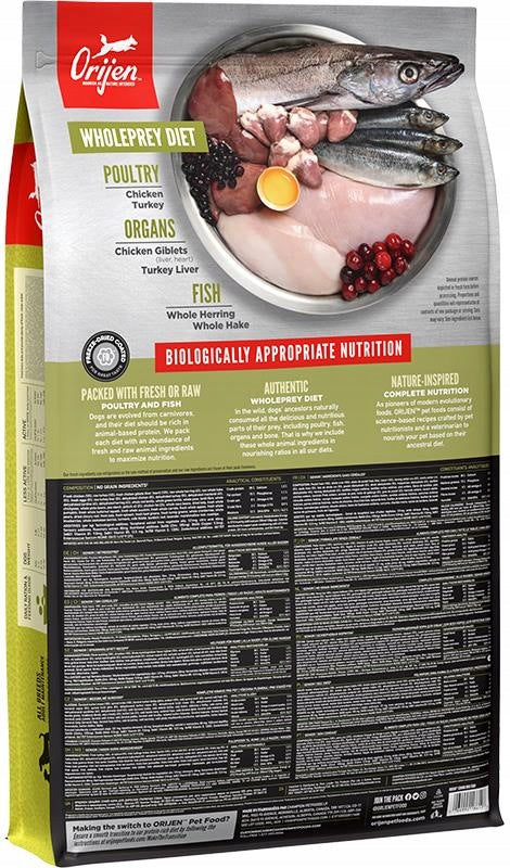 Orijen Senior 11,4kg - Complete food for older dogs Brand Orijen