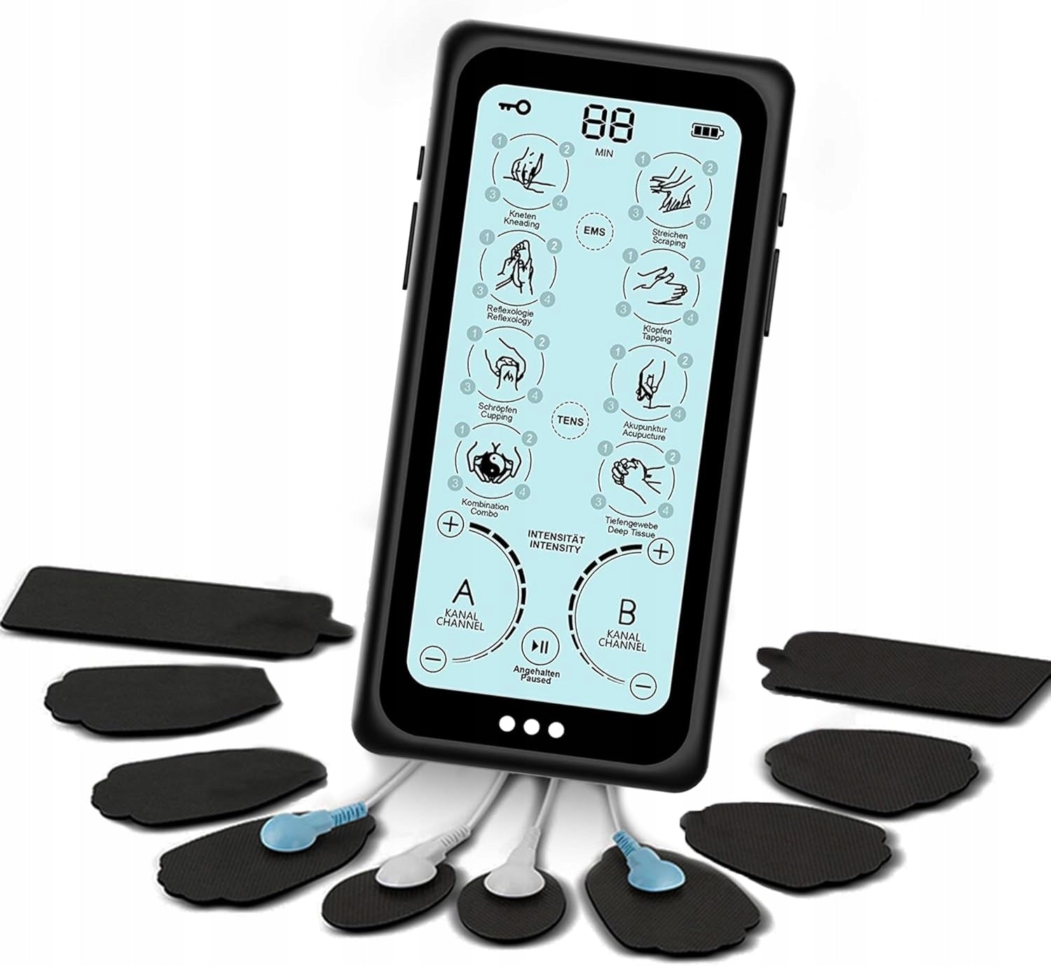 Ortho mechanic device TENS EMS electrostimulation muscle massage on AKU