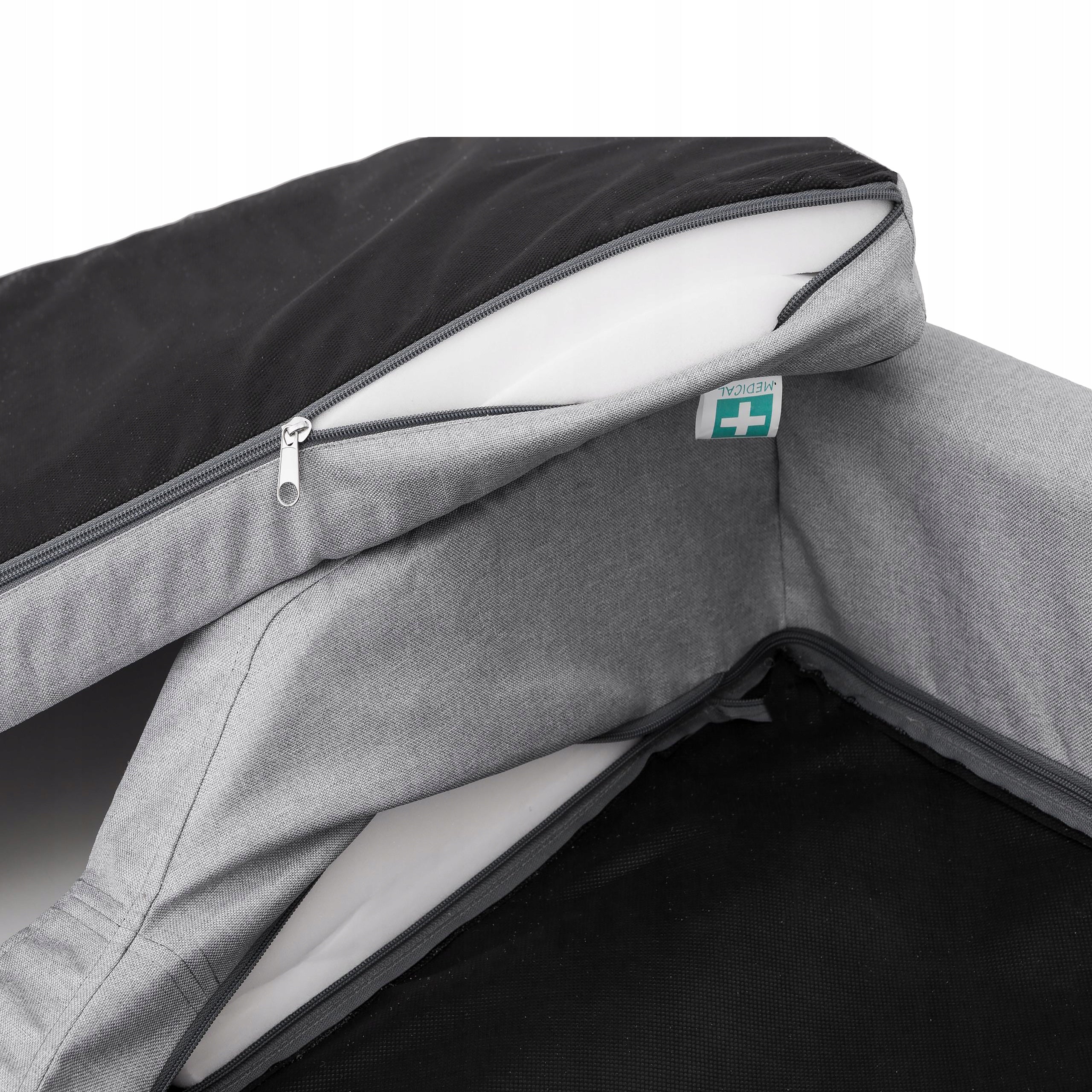 Orthopedic Bed - Dog Bed, Thick Mattress - 120 cm x 80 cm Trade name Legowisko ortopedyczne dla psa XXL szare
