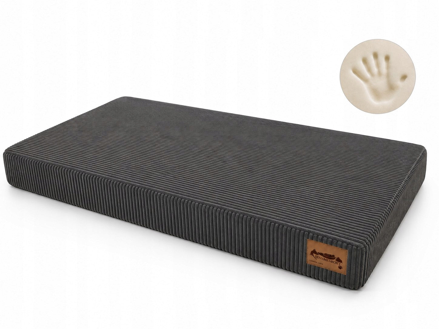 Orthopedic Dog Bed 110x70x10 cm Foam Mattress Soft Grey Manufacturer code LEGOW ORT 110 C SZARY LINC