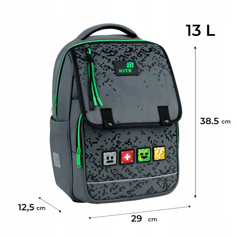 Orthopedic school backpack for boys class 1-6 for magnet grey Kite Manufacturer code K26-772M-2