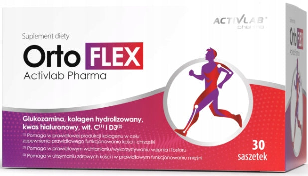 OrtoFLEX 30 sachets orange GLUCOSAMINE COLLAGEN VITAMIN C AND D3