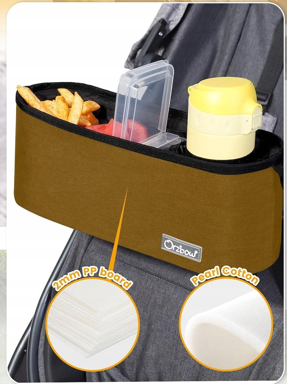 Orzbow Universal Snack Tray for Stroller UNIVERSAL ORGANIZER BLACK Manufacturer code TACKA DO WÓZKA UNIWERSALNA ORGANIZER DZIECKO